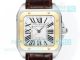 Swiss Copy Cartier Santos 100th Anniversary Watch 35.6mm Gold Bezel Leather Bracelet (4)_th.jpg